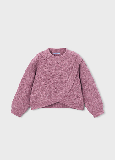 Mayoral Textured jumper violet mix Lg