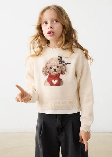 Mayoral Jumper H. Milk Lg