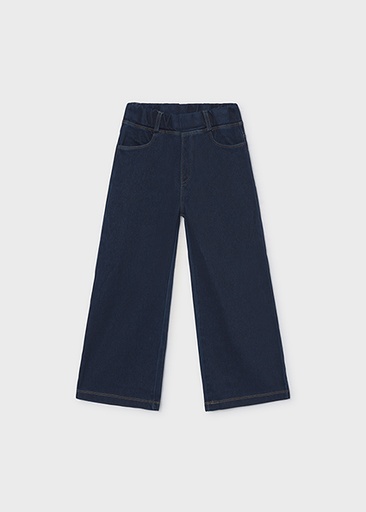 Mayoral Long knit denim pant Super dark Lg