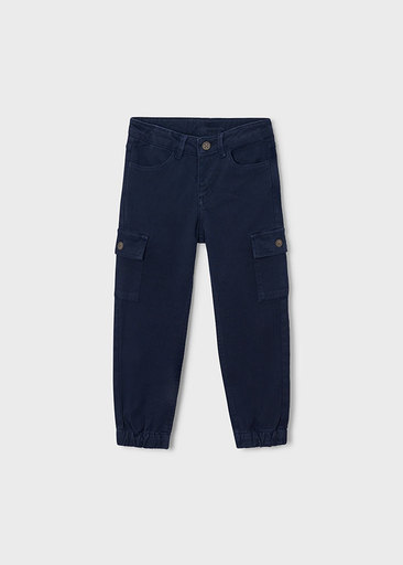 Mayoral Structured cargo pants Blue Lg
