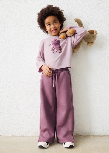 Mayoral Fleece trousers violet v Lg