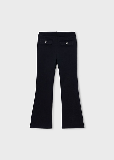 Mayoral Fleece flare leggings Black Lg