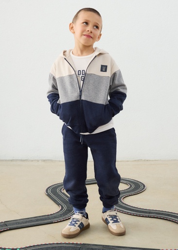 Mayoral Tracksuit w/ hoodie t-shirt Blue Lg