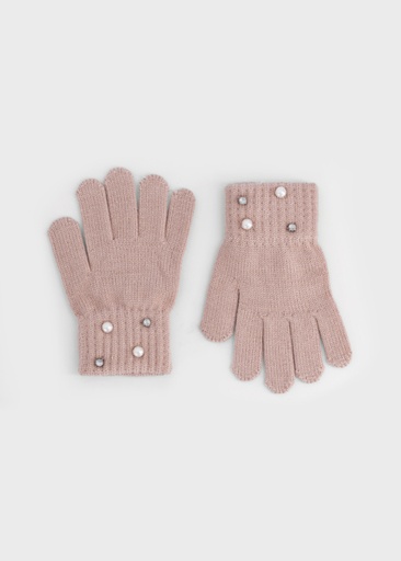 Mayoral Pearl knit gloves Pastel Mix Lg