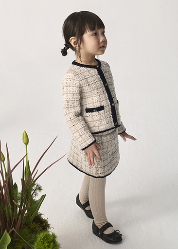 Abel & Lula Tricot skirt Beige maza