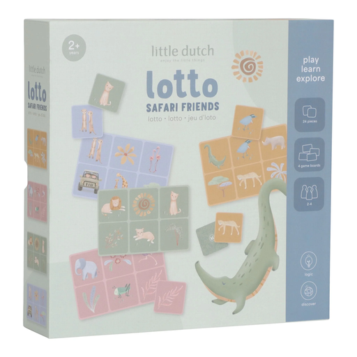 [LD7485] Little Dutch Lotto game Safari Friends FSC