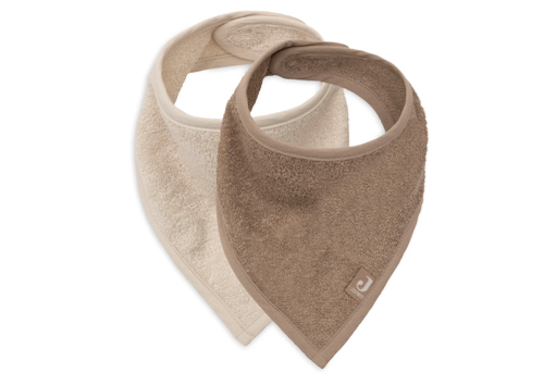 Jollein Bib Bandana Silk Rose/Sand (2pack)