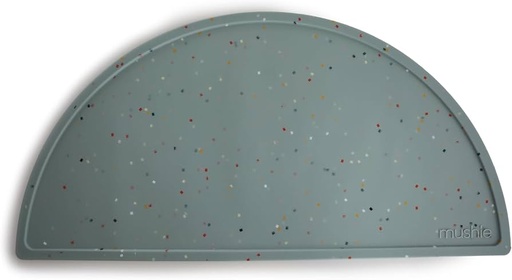 Mushie Silicone Placemat - Sage Confetti