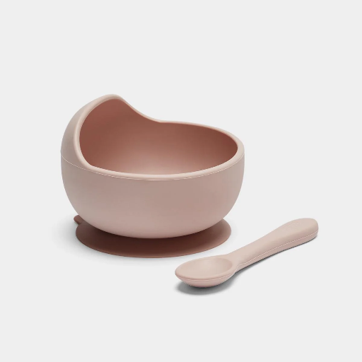 Silicone Suction Bowl Blush 