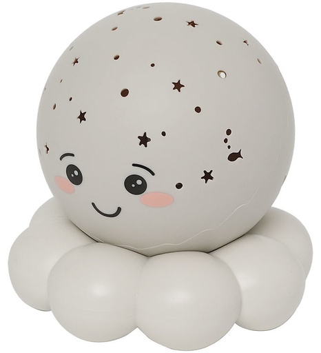 Cloud B - Night Projector Octopus Grey