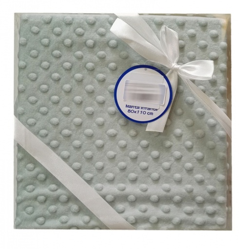 Gamberritos Baby Blanket  80 X 110 Mint