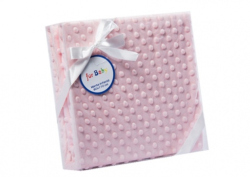Gamberritos Baby Blanket 80 X 110 Powder Pink