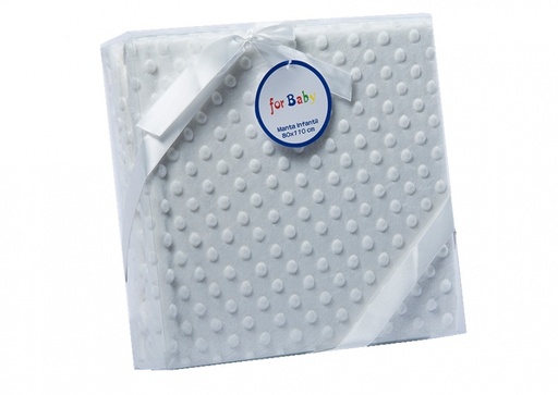 Gamberritos Baby Blanket 80 X 110 White