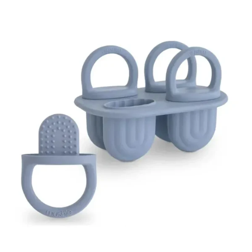 Mushie Ice Pop Tray Cambridge Blue