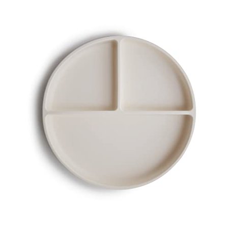 Mushie Silicone Suction Plate - Shifting Sand  