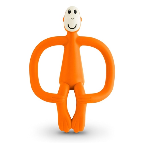 Matchstick Monkey Original Teething Toy and Gel Applicator - orange