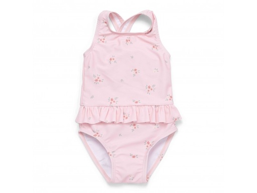 Little Dutch Swimwear Pink Flowers 9-12M 74/80