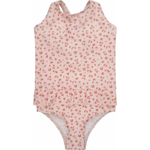 Swim Essentials Swimwear Bathsuit Old Pink Leopard (110/116)