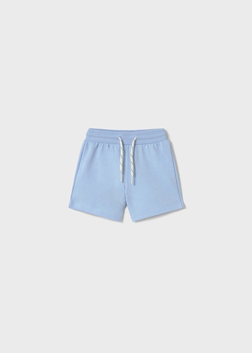 Mayoral Basic fleece shorts - Light blue