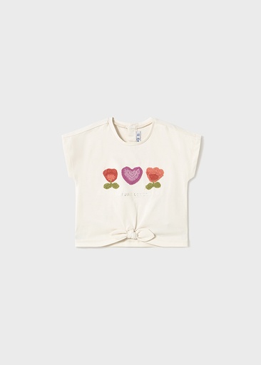 Mayoral Short sleeve shirt - Bone