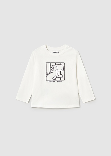 Mayoral Long sleeve t-shirt - Cream