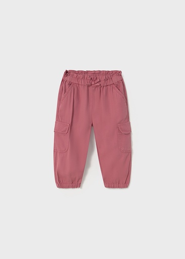 Mayoral Cargo long trousers - Blush