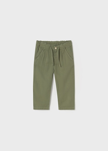 Mayoral Linen pants - Sage