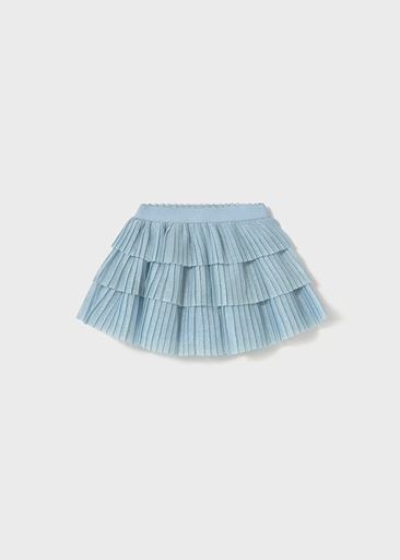Mayoral Pleated tulle skirt - Sky