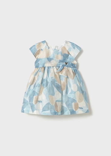 Mayoral Printed dress floral  - Sky