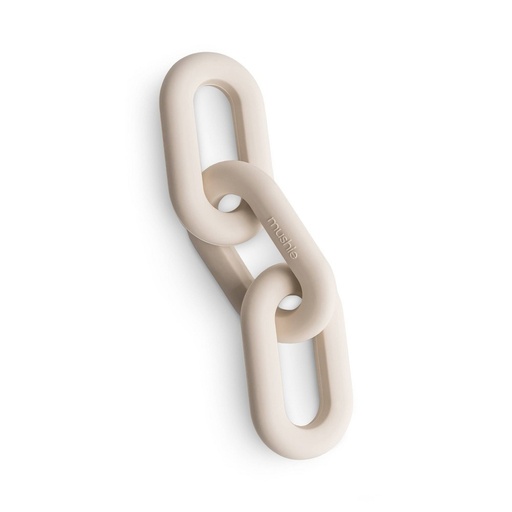 Mushie Silicone Links Teether - Dried Shifting Sand