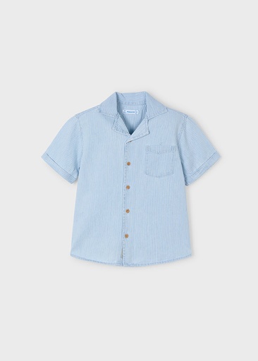 Mayoral Short sleeve denim t-shirt - Stripes