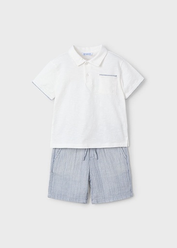 Mayoral Polo short set - Blue