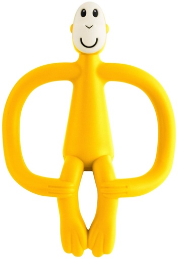 Matchstick Monkey Original Teething Toy and Gel Applicator - Yellow