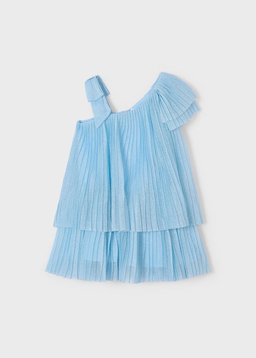 Mayoral Pleated dress - Sky