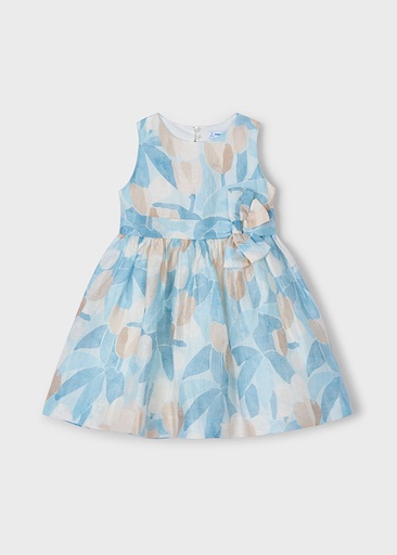 Mayoral Printed dress - Sky