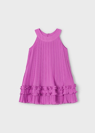 Mayoral Pleated dress - Orchid