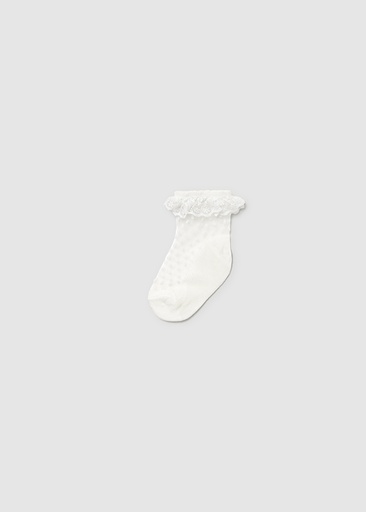 Mayoral Plumeti sock - Natural