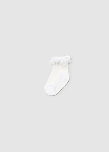 Mayoral Plumeti sock - White