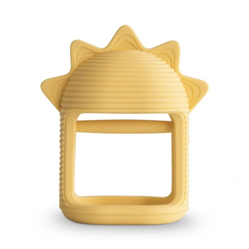 Mushie No-Drop Teether - Sun