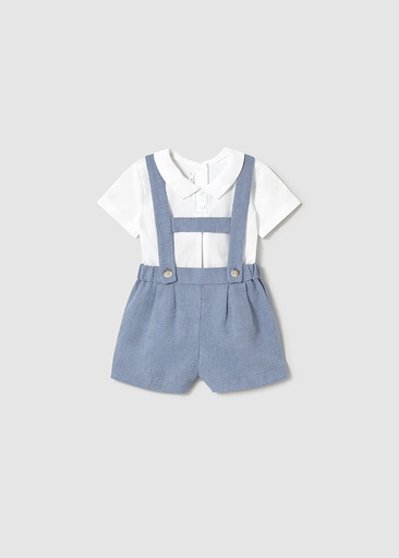 Mayoral Shorts with suspenders set - Riviera