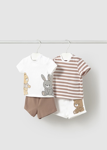 Mayoral Knit set (4 garments) - Muffin