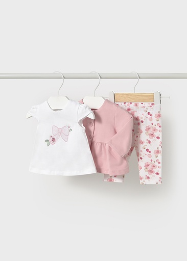 Mayoral Leggings and jacket set - Baby rose