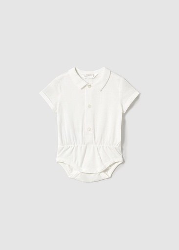Mayoral Short sleeve bodysuit - Natural