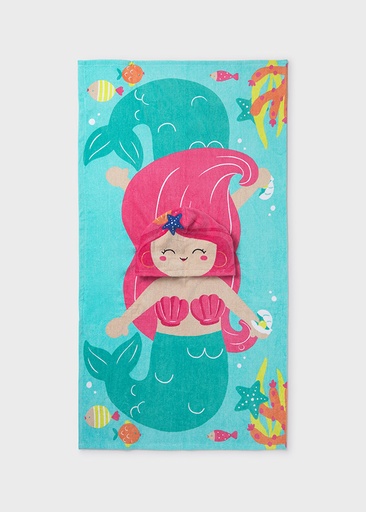 [9919-Mermaid-1] Mayoral Beach towel - Mermaid