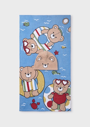 [9925-Bears-1] Mayoral Beach towel - Bears