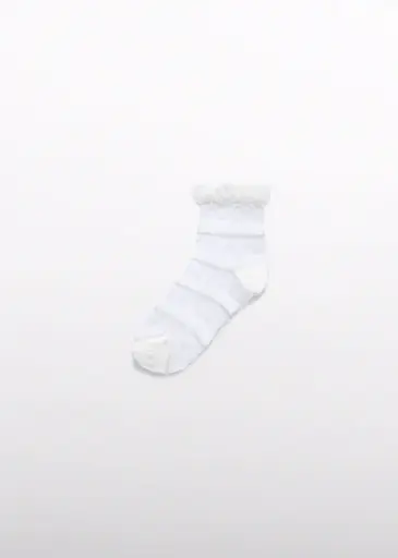 Abel & Lula Jacquard sock - Cream
