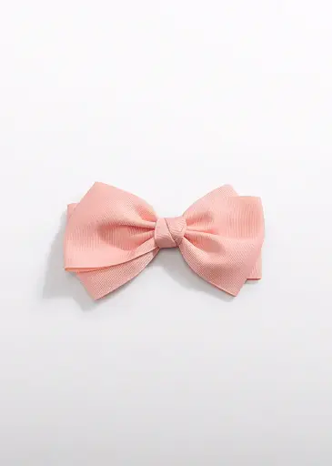 [5440AL-Salmon-4] Abel & Lula Hair clip - Salmon