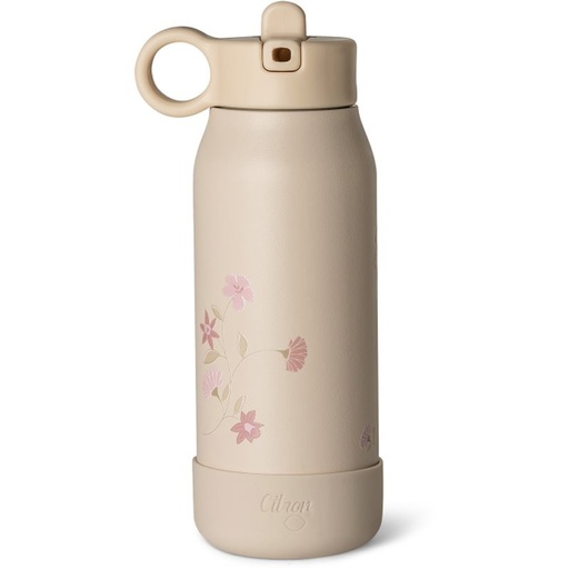 Citron Mini Water Bottle Stainless Steel Flowers 250ml