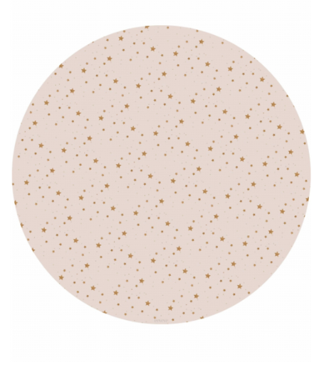 Eeveve Almond Stars Round Splash & Weanning Mat 