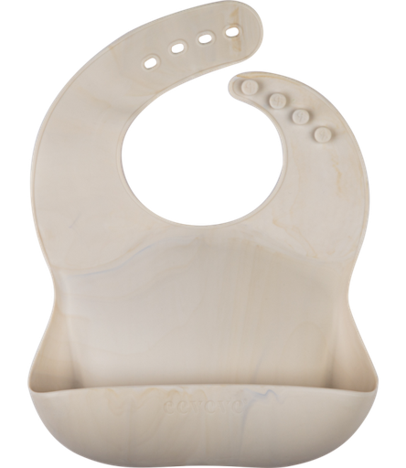 Eeveve Silicone Bib Marble Autumn Gold 